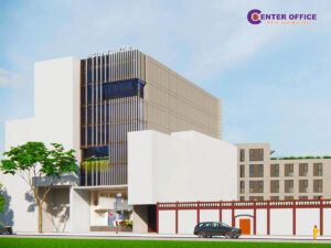 SCID Tower toàn cảnh, nằm trên trục đường trung tâm Nam Kỳ Khởi Nghĩa
