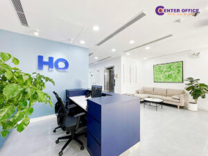 Quầy lễ tân tại Regus HQ Songha
