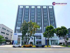 Mặt tiền tòa nhà new city tân Thuận
