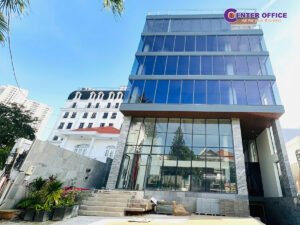 Mặt tiền tòa nhà văn phòng cho thuê QA4